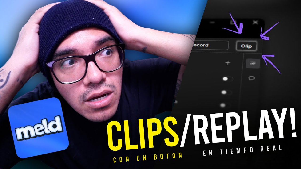 🔥 ¡NUEVA ACTUALIZACIÓN de MELD STUDIO! 😱 Ahora puedes crear CLIPS con un SOLO BOTÓN | Tutorial