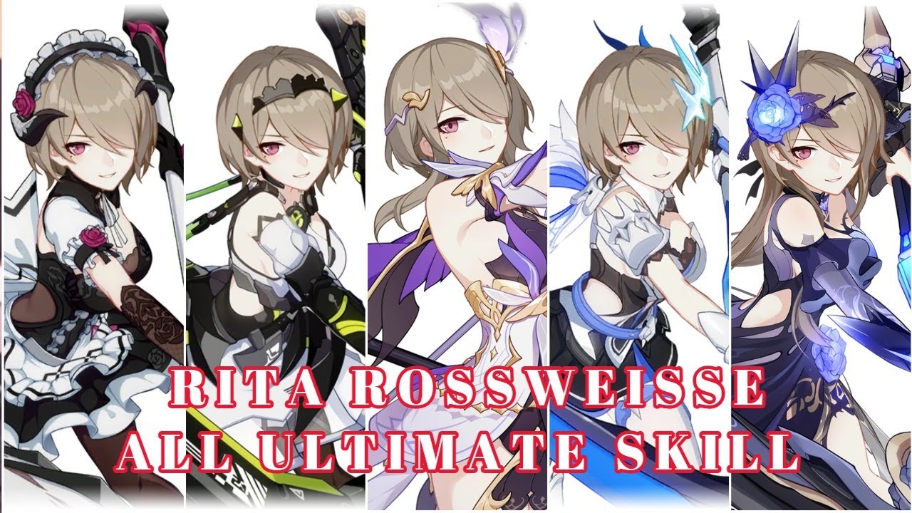 Rita Rossweisse All Ultimate Skill Comparison | Honkai Impact 3rd