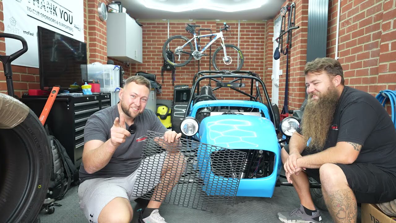 Making A Nose Cone Grill & Fitting To Our Kit Car