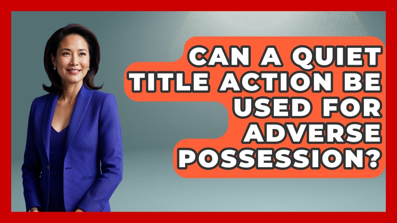 Can A Quiet Title Action Be Used For Adverse Possession? - Home Investing Experts