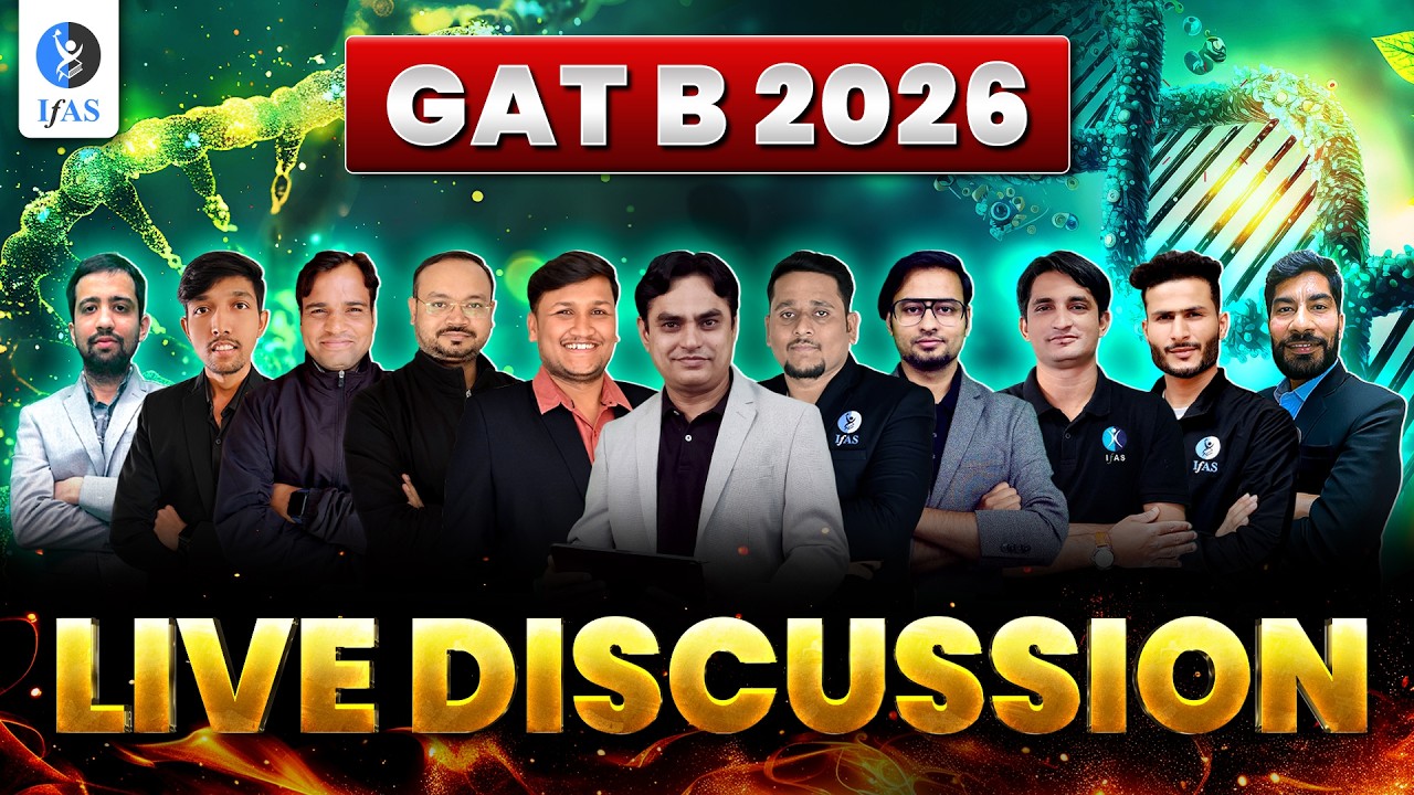GAT B 2026 Live Discussion | IFAS