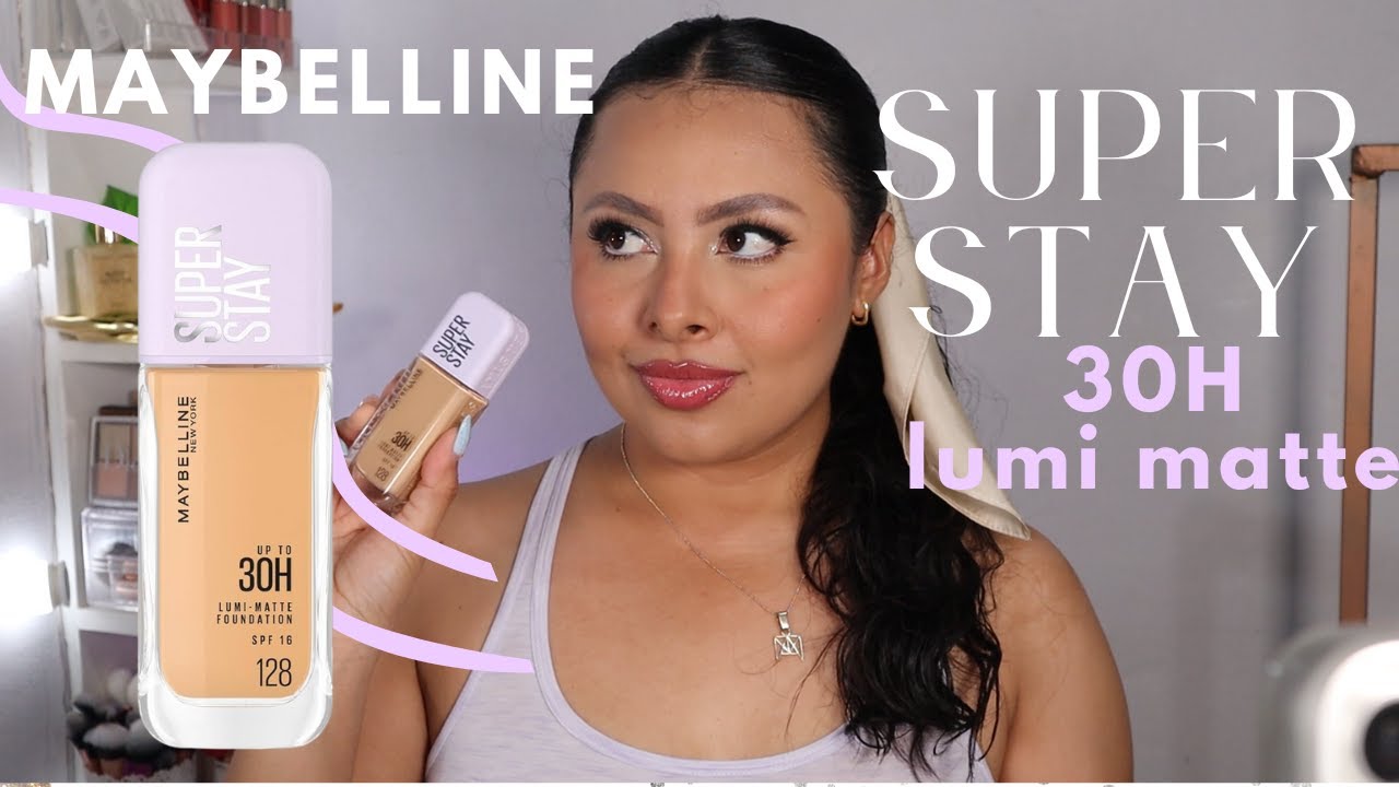 BASE MAYBELLINE LUMI MATTE 30H - EN PIEL GRASA - tapa lila| HolaLizy 🦋