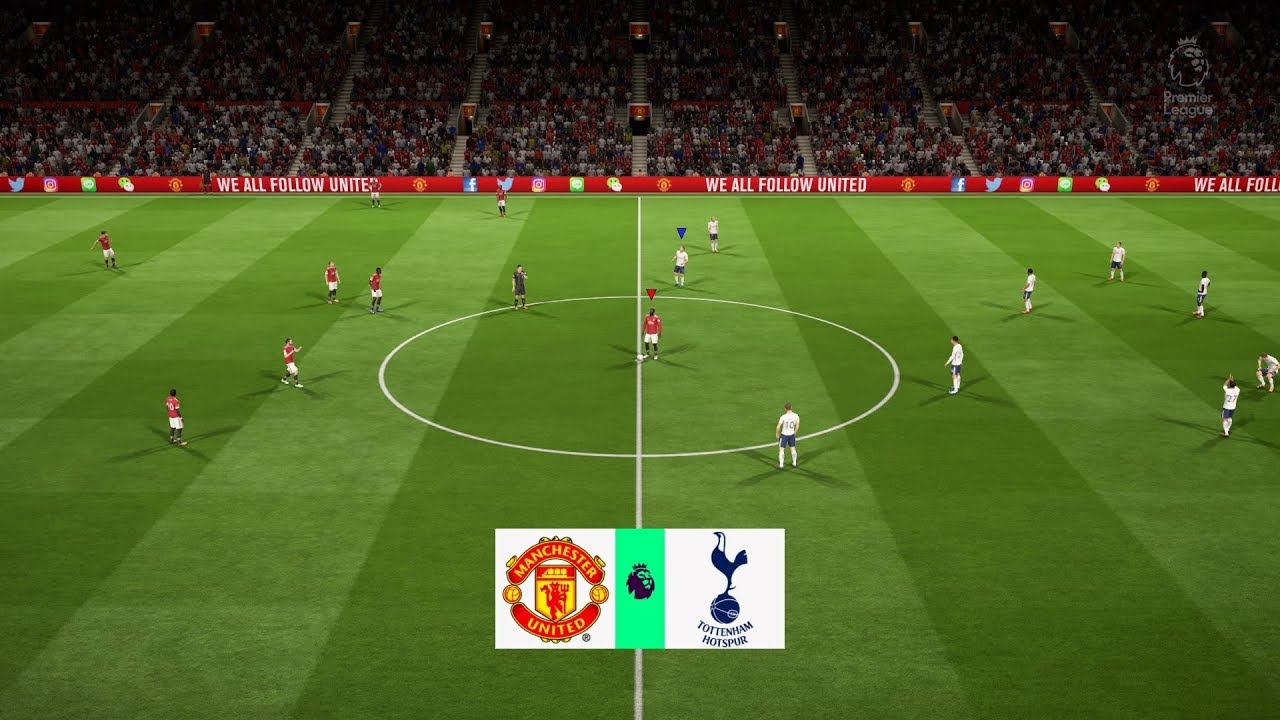 MANCHESTER UNITED VS TOTTENHAM | Premier League 27/08/2018 | FIFA 18 Predict