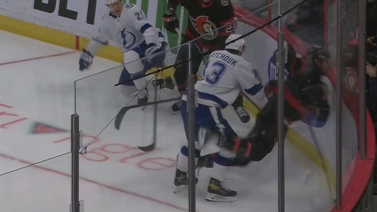 Boris Katchouk Boarding Penalty Against Zach Sanford