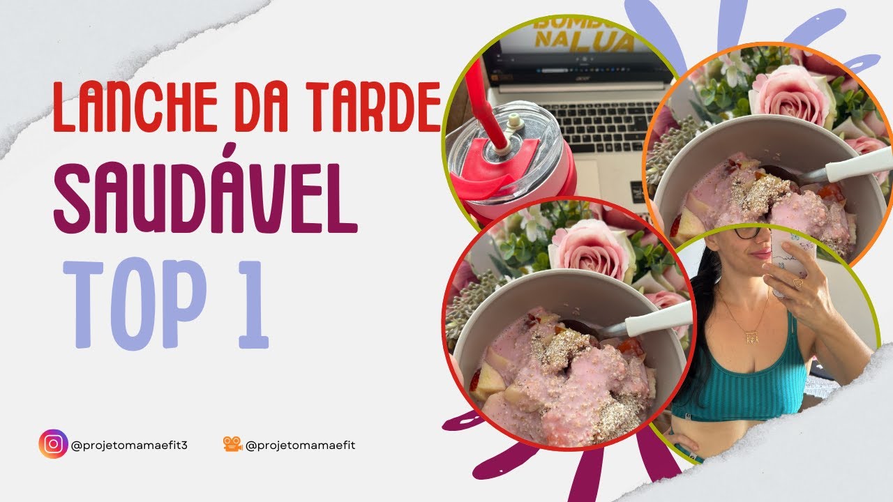 TOP 1 LANCHE DA TARDE SAUDÁVEL / EMAGRECER com PRAZER! 🍓💪 