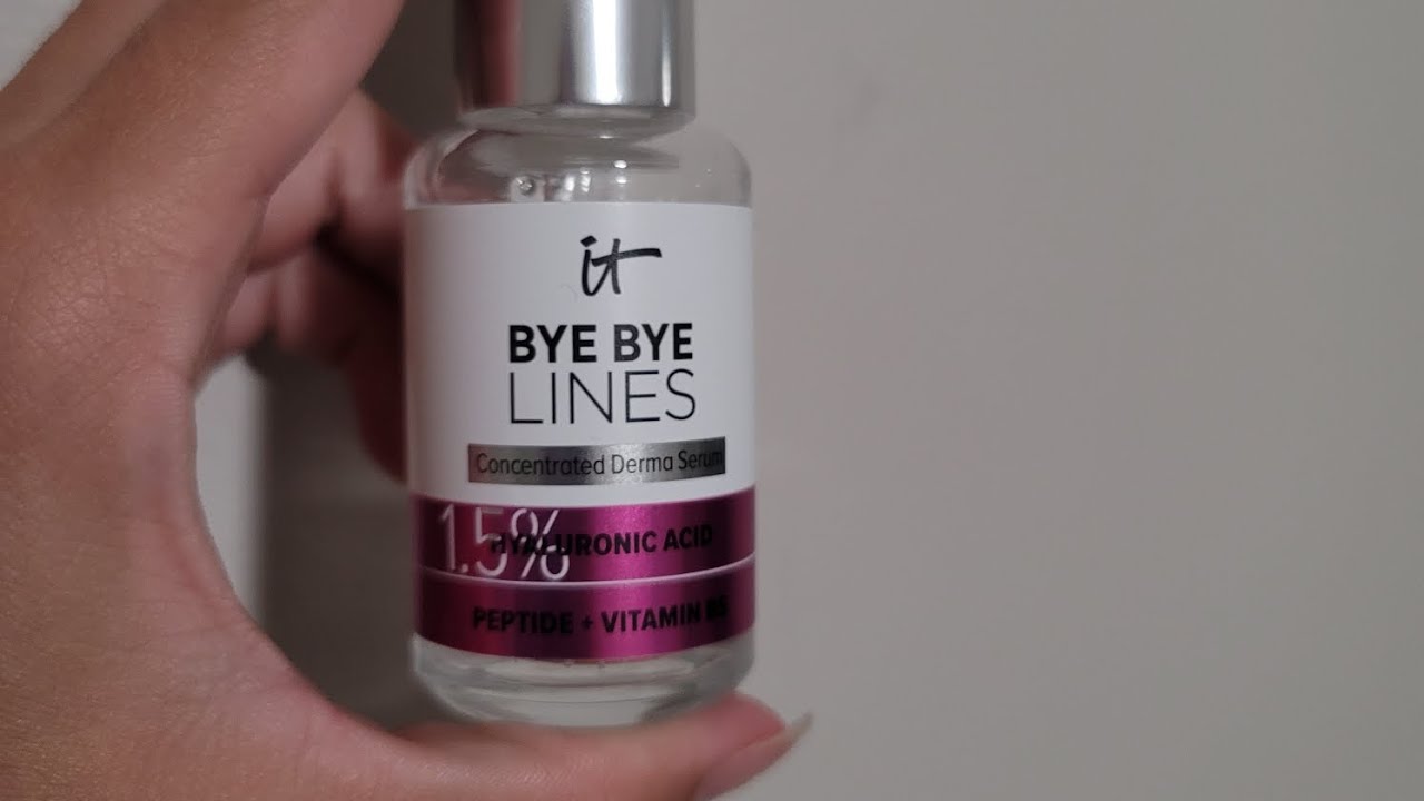 it cosmetics BYE BYE LINES concentrated derma serum. #itcosmetics #productreview #finelines