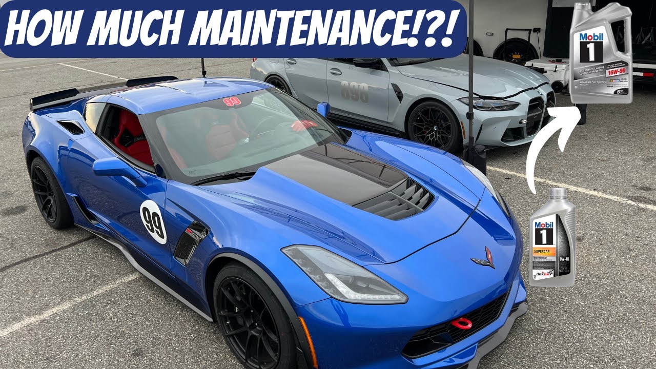 C7 Z06 Corvette track maintenance
