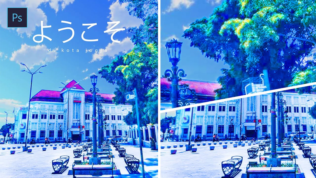 [Tutorial] Membuat Efek Anime Style (Kimi No Nawa) | Photoshop Indonesia