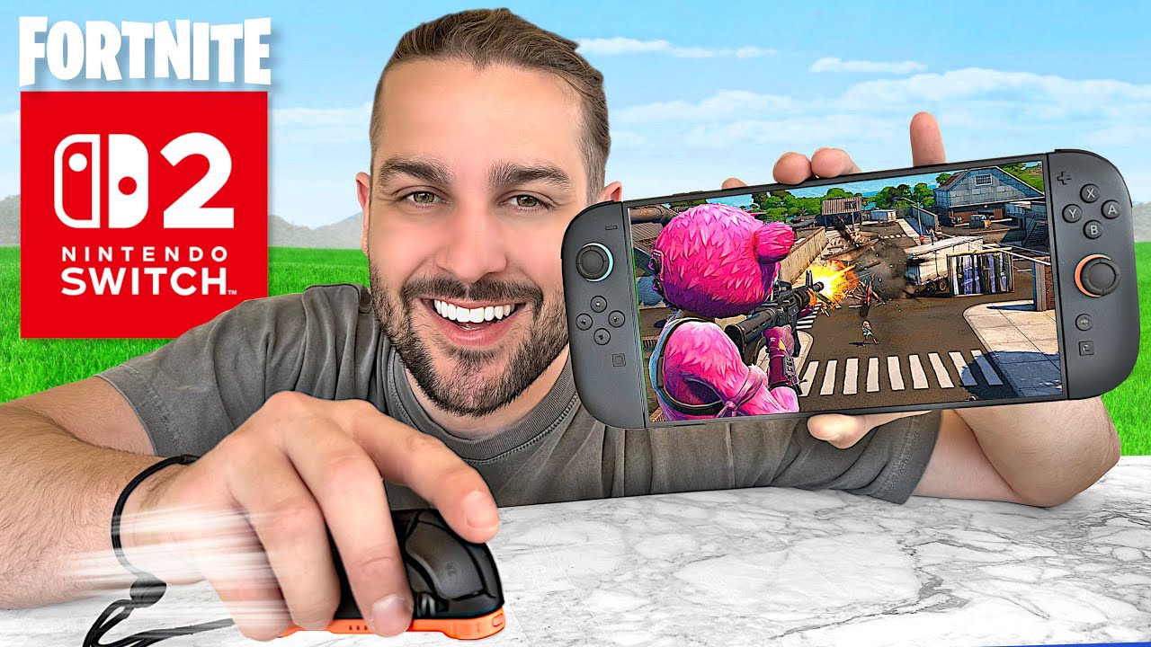 On joue a FORTNITE avec une SOURIS NINTENDO SWITCH 2 !
