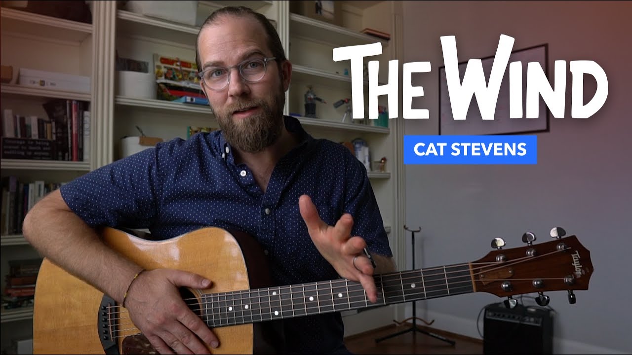 The Wind • Cat Stevens guitar lesson w/ fingerpicking tab