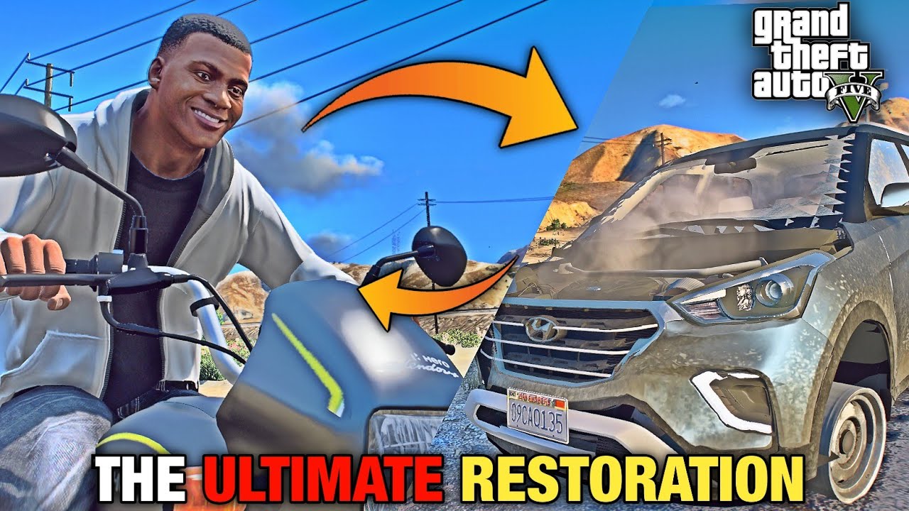 Ye Kesa Accident Hua😳 Impossible Restoration Of Creta Old To New 😎 (GTA 5 Mods )