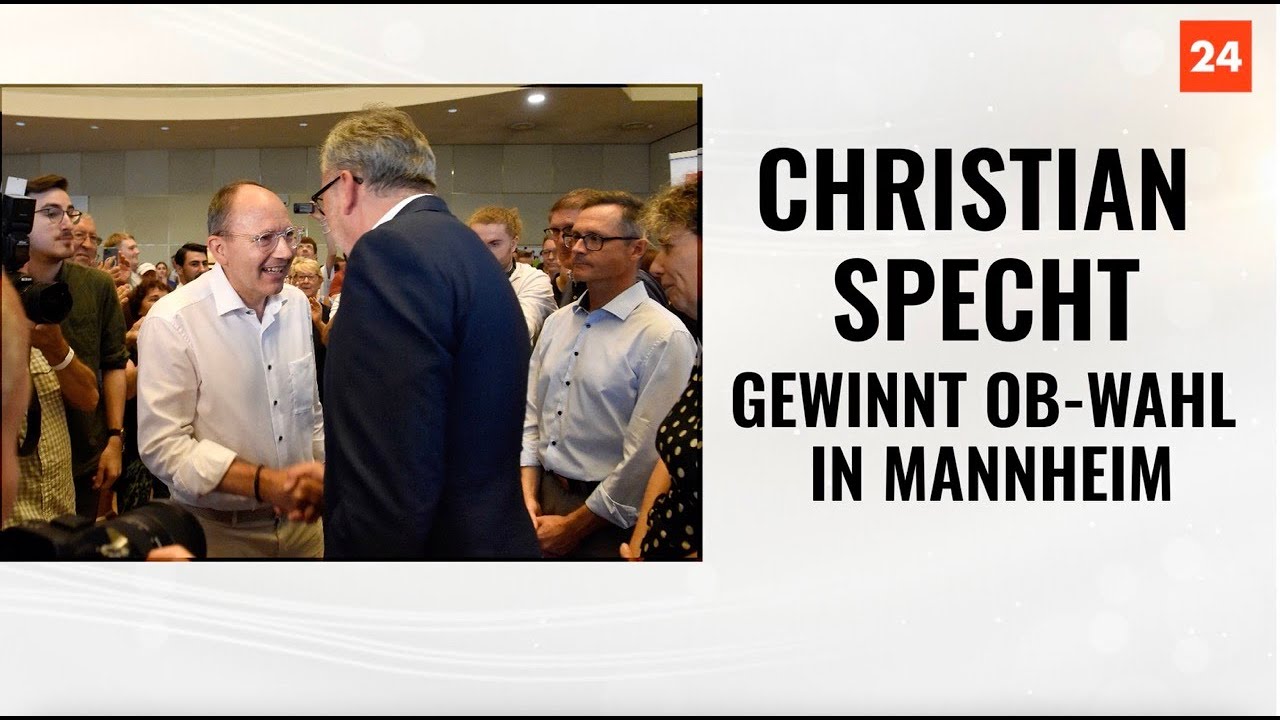 OB-Wahl in Mannheim: Christian Specht gewinnt zweiten Wahlgang und ist neuer Oberbürgermeister