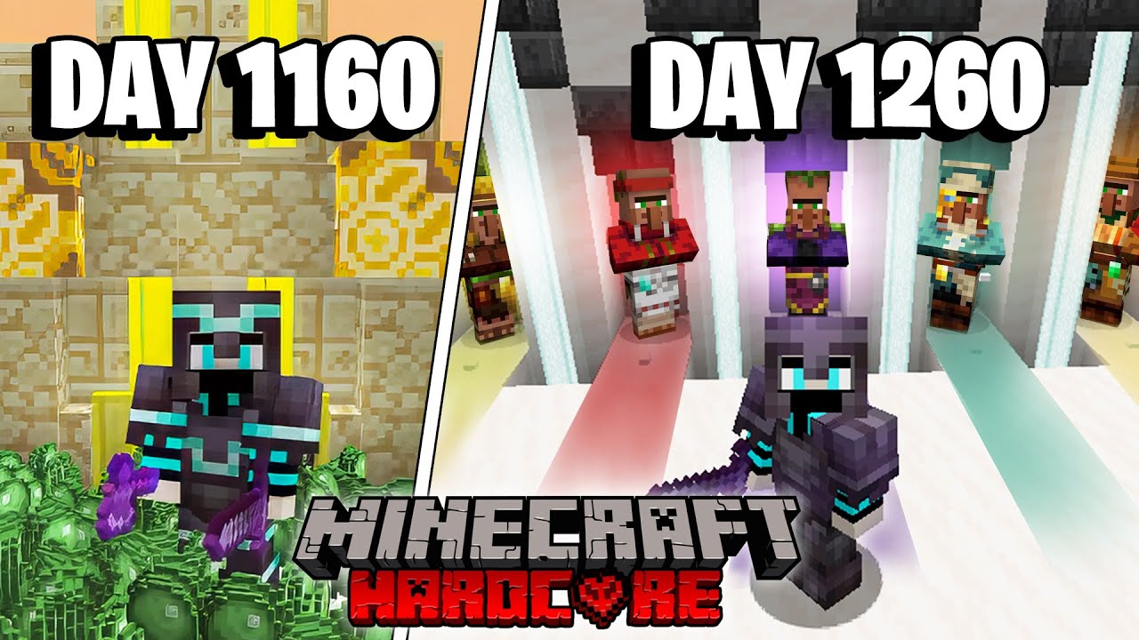 I Survived 1260 Days in Minecraft HARDCORE (FULL MOVIE)