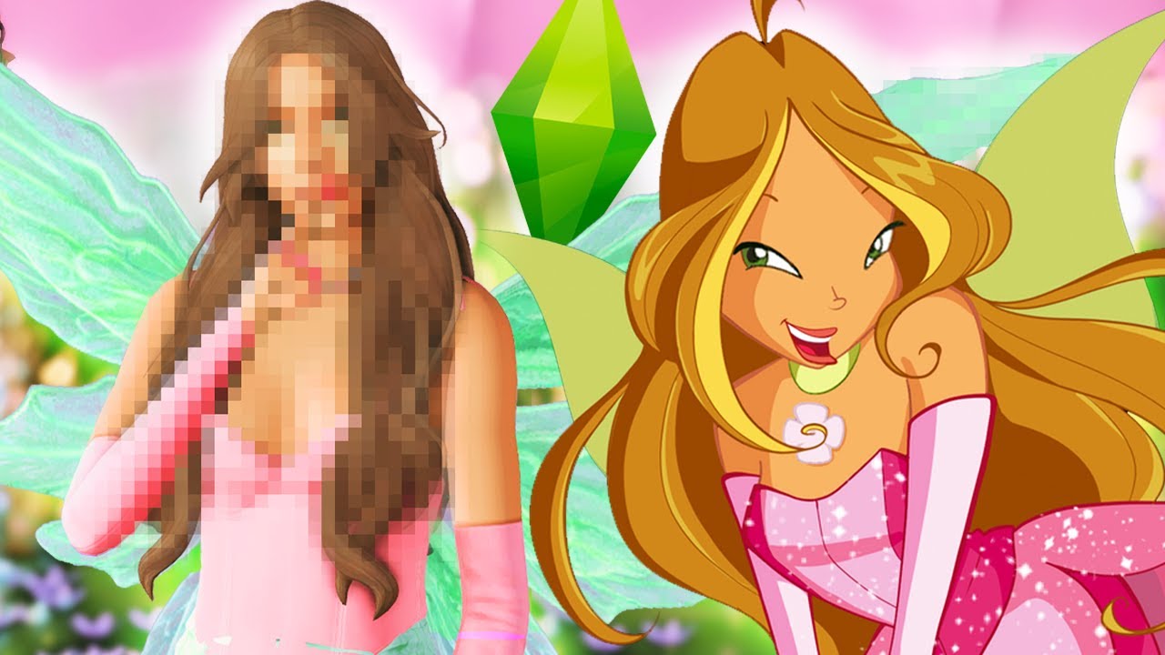 fazendo a FLORA das WINX no The Sims 4