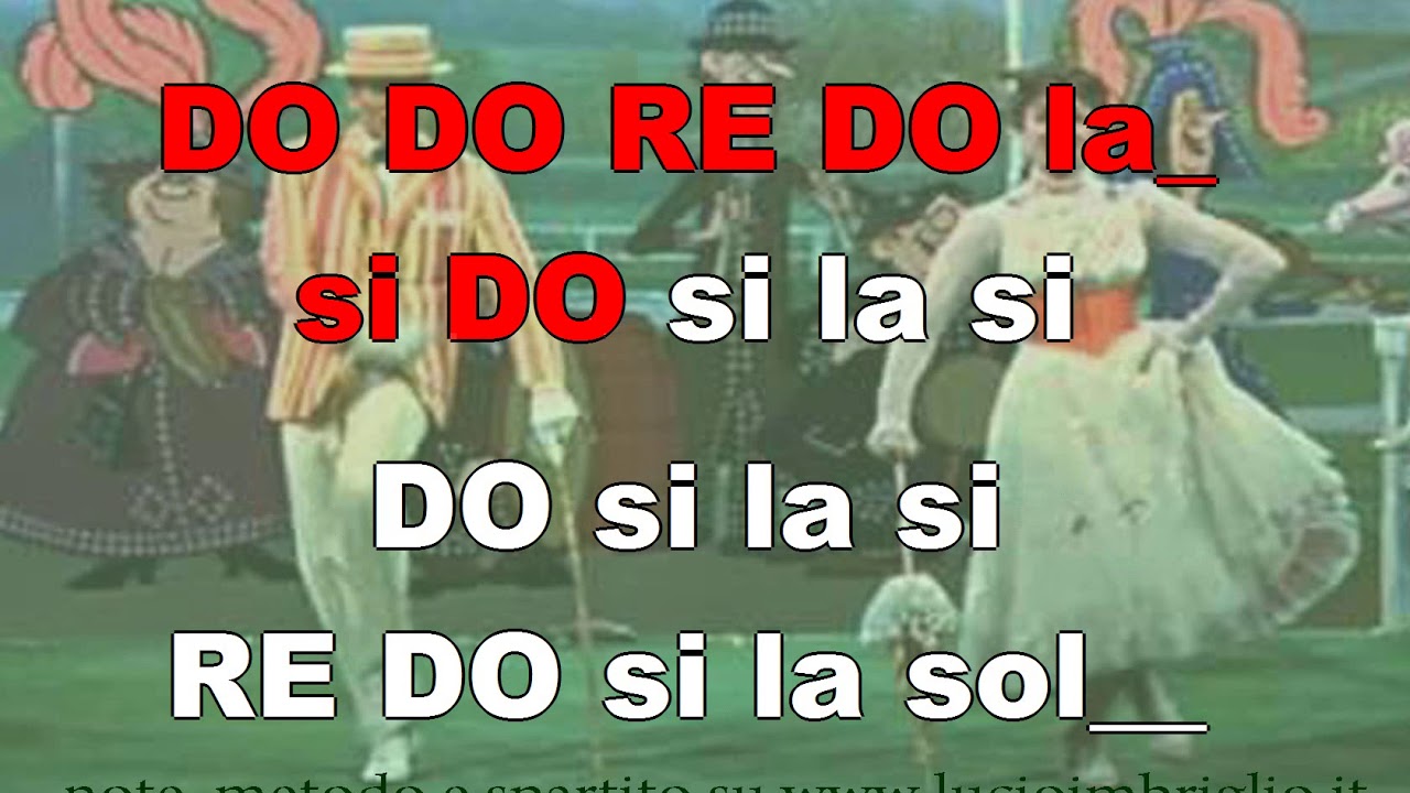 Supercalifragilistichespiralidoso (COMPLETO) - karaoke notazionale FACILE