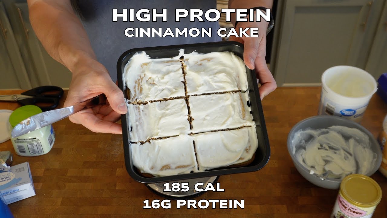 High Protein Cinnamon Cake Baked Oats