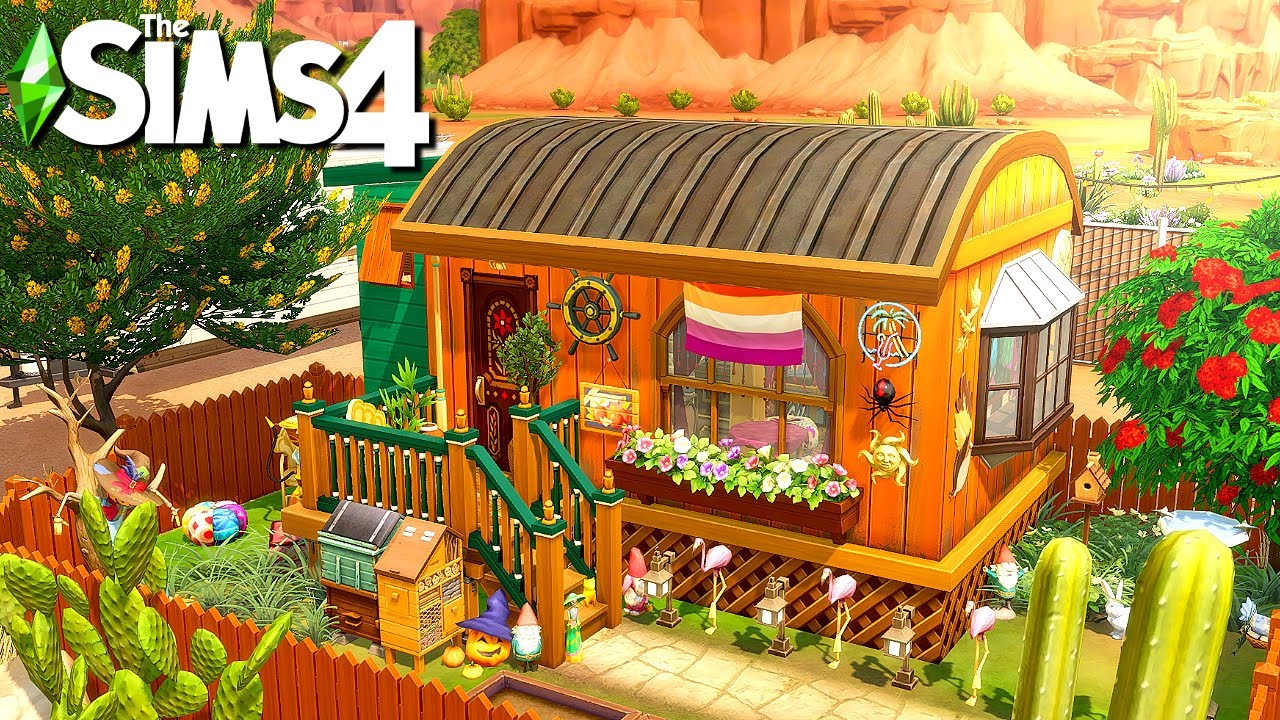 TINY TAROT READER CARAVAN \\ The Sims 4 Speed Build NO CC
