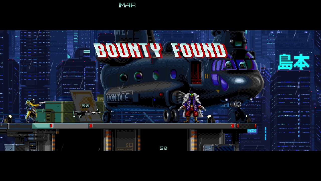 Huntdown - Area 4-2 Marlo the Mutant - Badass Difficulty, All Objectives , No Miss