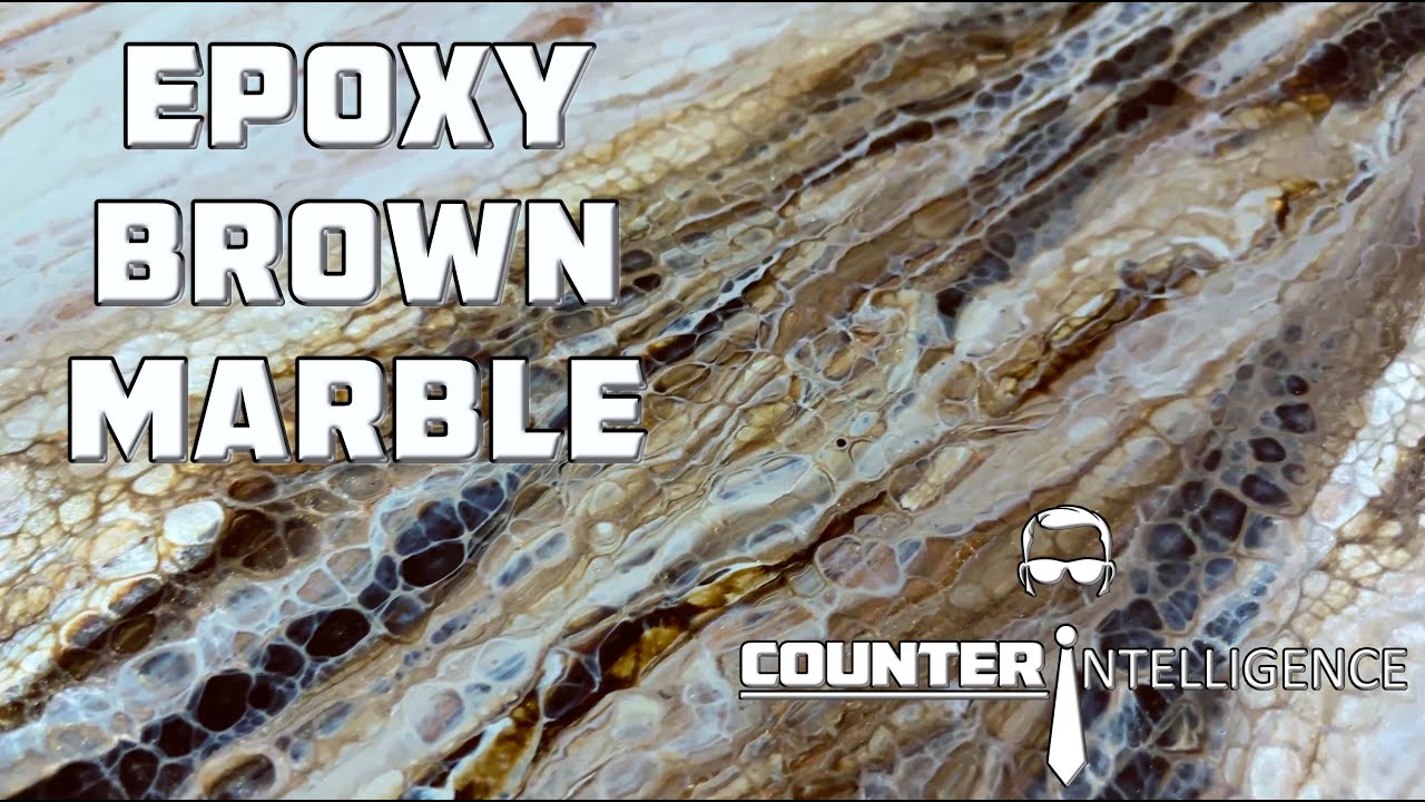 Sample Board Series Episode #6 Brown Marble | Epoxy Countertops | CounterI