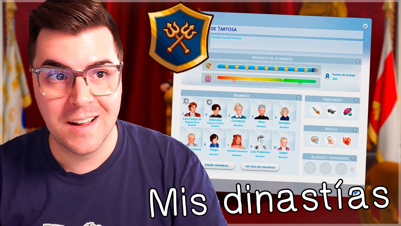 Actualizando mi legado Carrington a Dinastías y Linajes💎👑 (y luchando contra mods churururu)