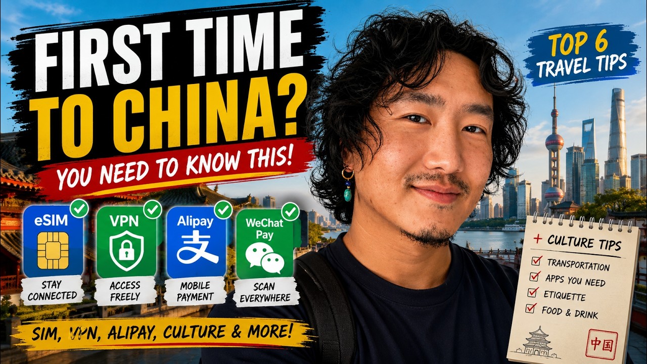 First Time to China? Top 6 Travel Tips  that You NEED to Know! SIM, VPN, Alipay, Culture