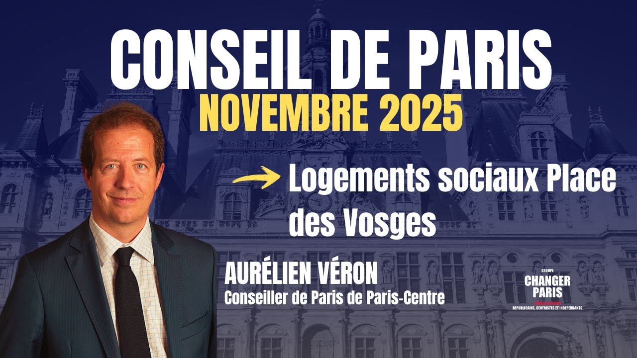 Aurélien Véron - Création de logements sociaux Place des Vosges
