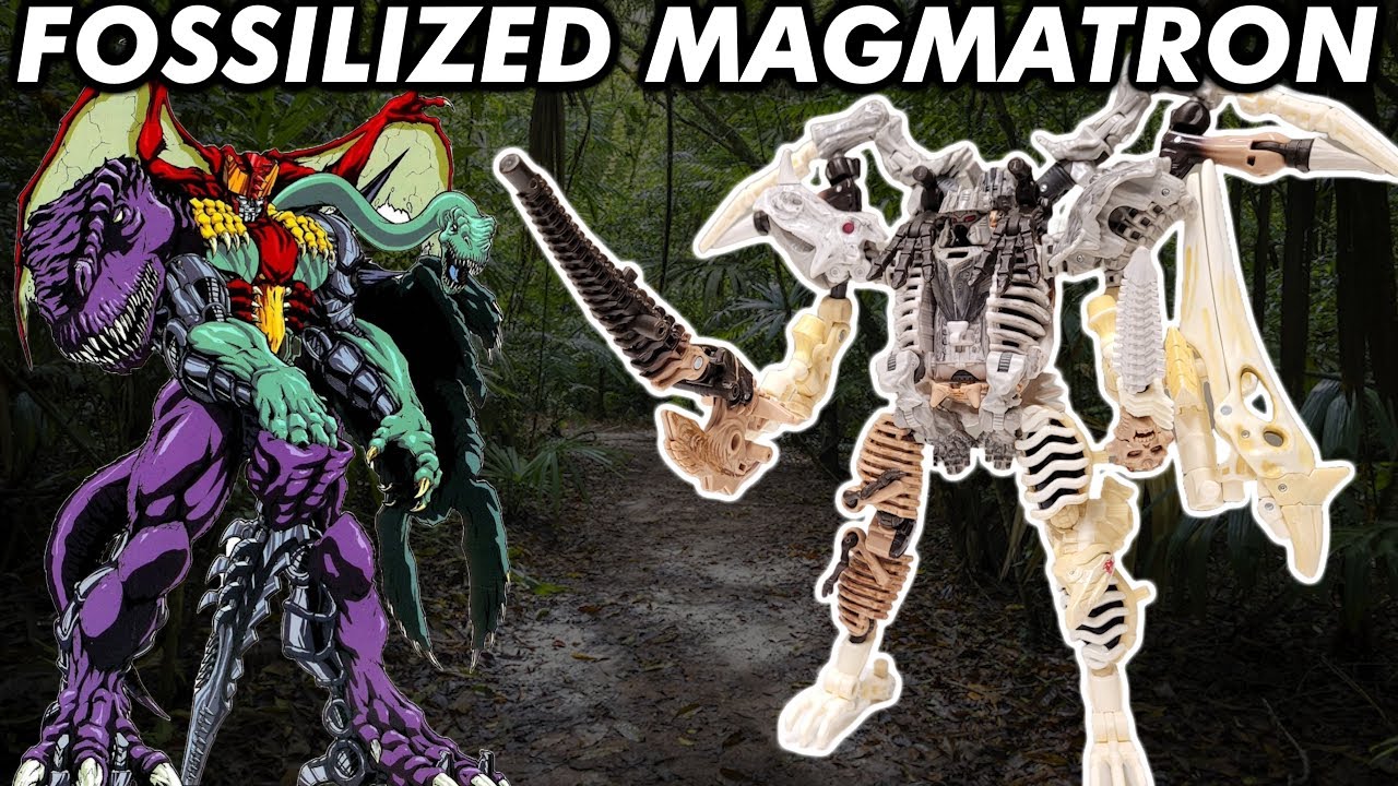Let's Build a Fossilized Magmatron! Featuring Paleotrex, Ractonite, and Wingfinger
