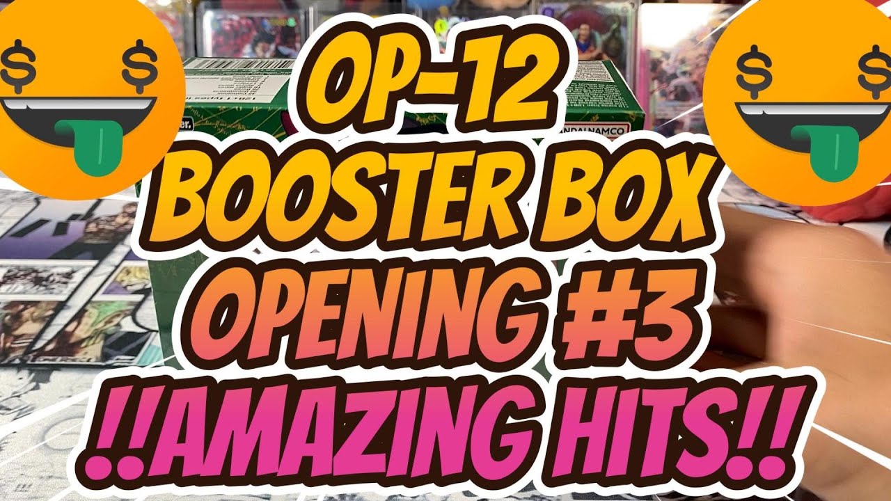 OP-12 Booster Box Opening #3 !!Amazing Hits!!