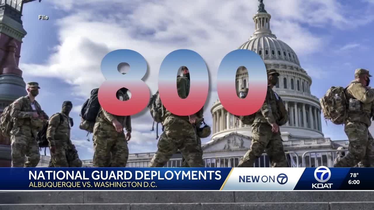 National Guard in Albuquerque vs. Washington D.C.