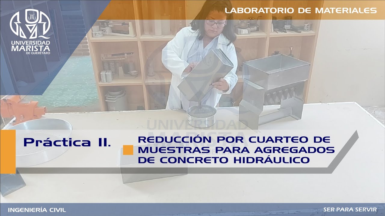 Prácticas de Materiales - Reducción de muestras por cuarteo