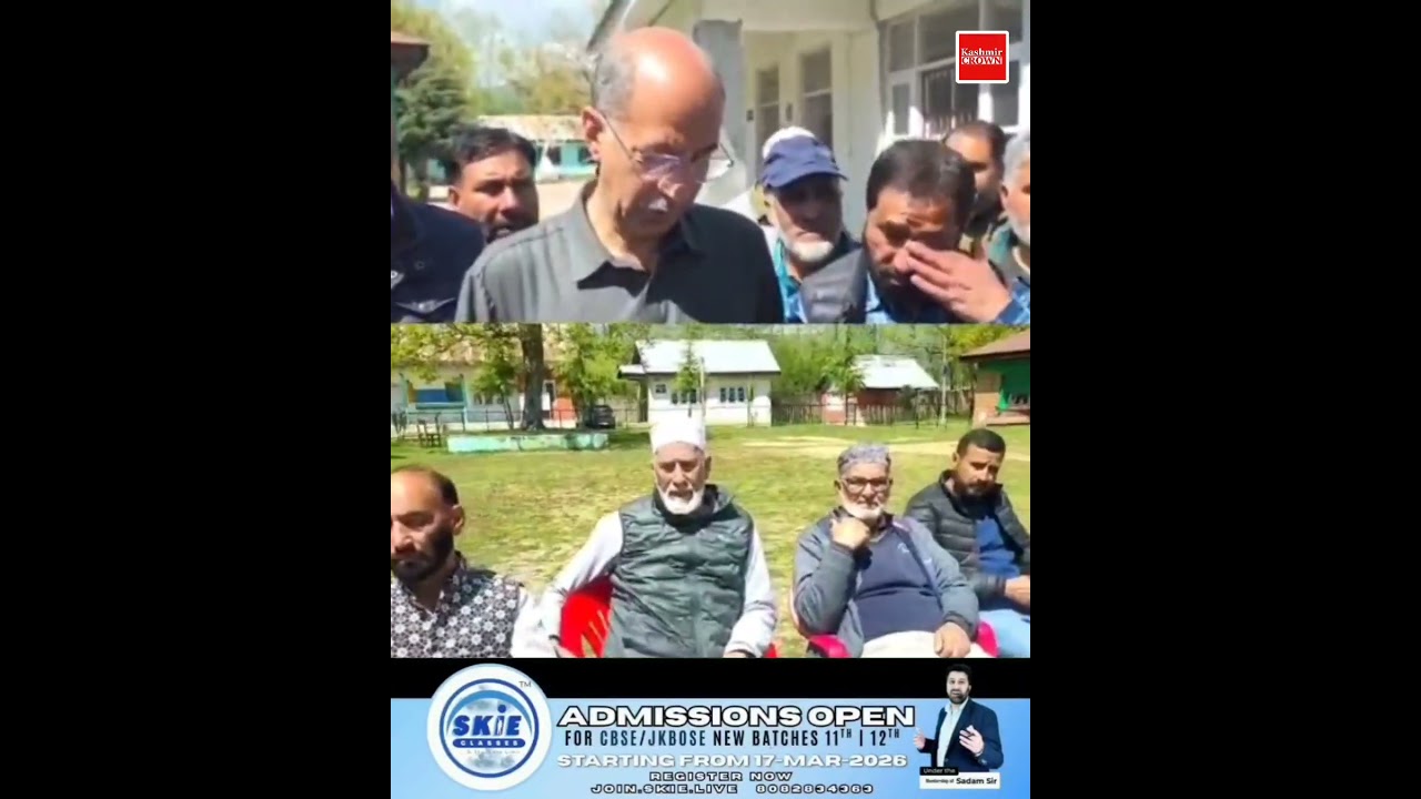 Advisor Nasir Aslam Wani, in an interaction with kashmir crown