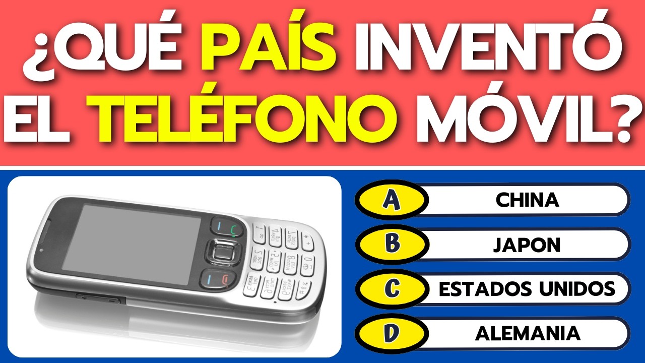 ¿Puedes Adivinar el País Detrás de Estos Inventos? 🧠 ¡Desafío Quiz de Geografía de 50 Preguntas! 🌎