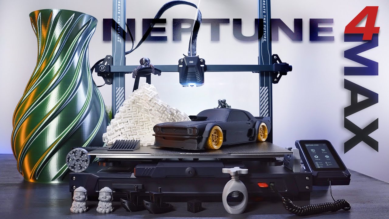 Elegoo Neptune 4 Max — 3D-принтер XXL — распаковка и настройка
