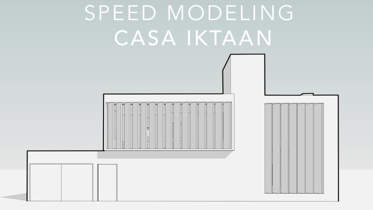 Revit Speed Modeling | Casa Iktan