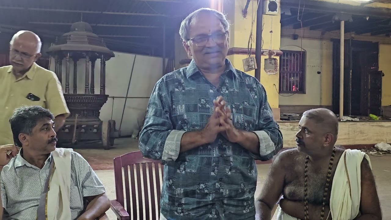 Sri Radha Madhav Shenoy speaks on balalaya pravesha