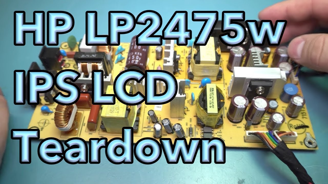 HP LP2475w IPS LCD Teardown
