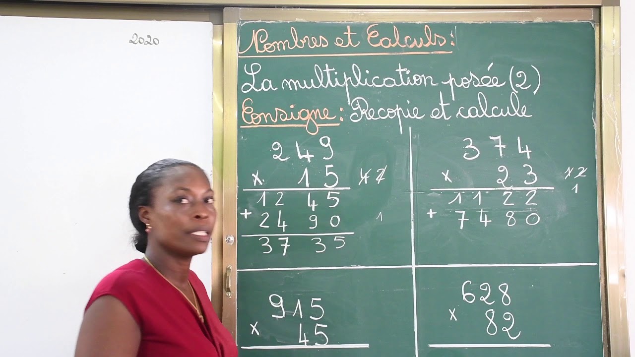 MATHEMATIQUES CE2: LA MULTIPLICATION