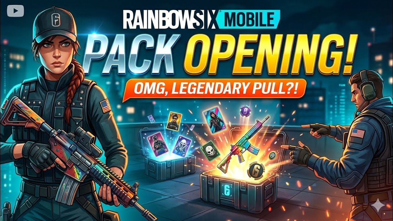 INSANE LUCK! 😱 Rainbow Six Mobile Pack Opening!