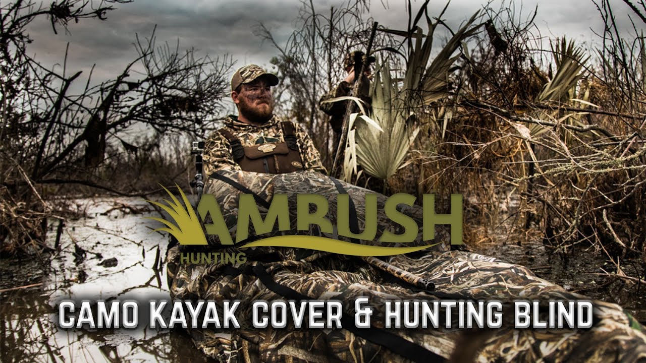 Ambush Kayak Camo Cover and Hunting Blind - Full Length