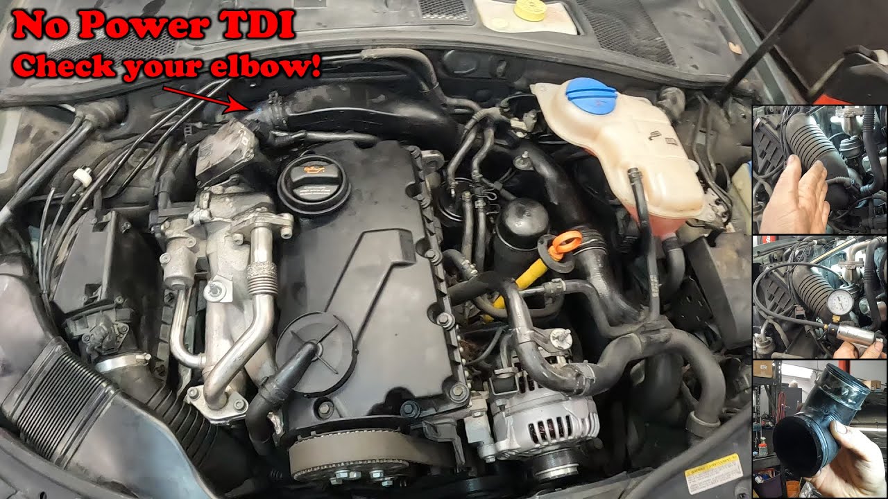 2005 VW Passat 2L TDI - Low Power - Black Smoke - P0299 Turbocharger Underboost - Easy fix!