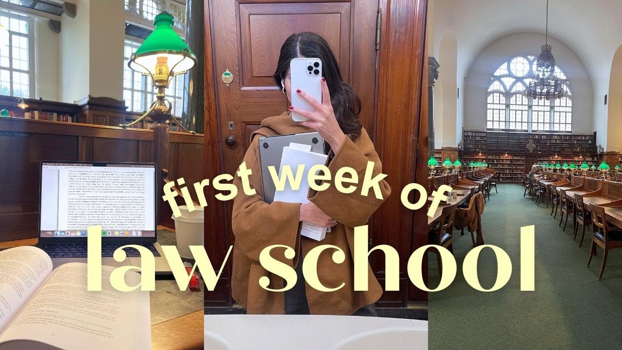 My First Week of Law School 📚 6am morning routine, studying, productive & healthy habits