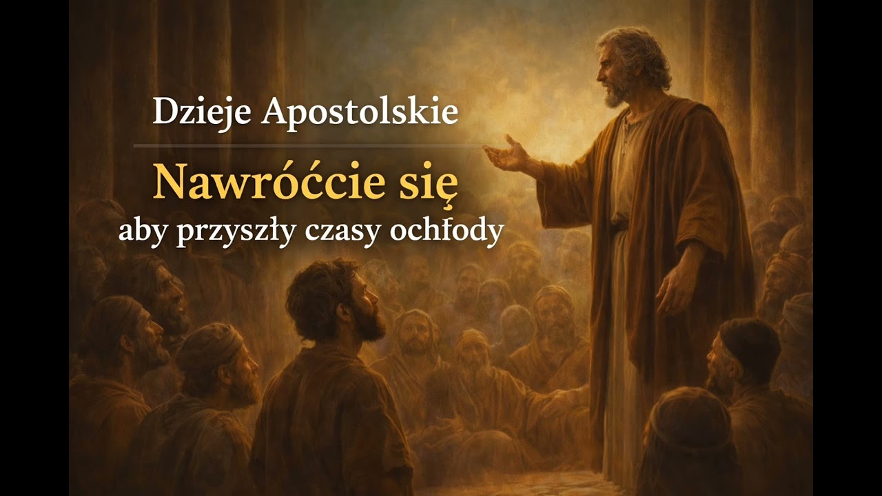 Dzieje Apostolskie — Nawróćcie się, aby przyszły czasy ochłody | Dz 3,17–26 | W Obecności