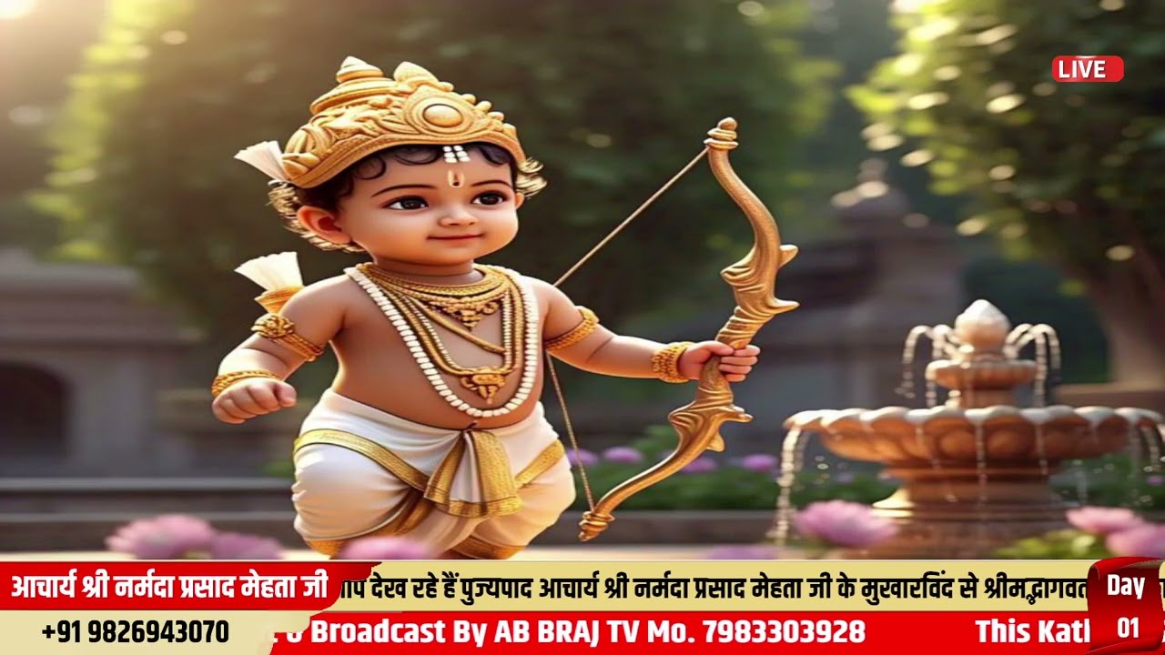 Shrimad bhagwat katha || Pandit Narmada Prasad Mehta (शुक्रताल)