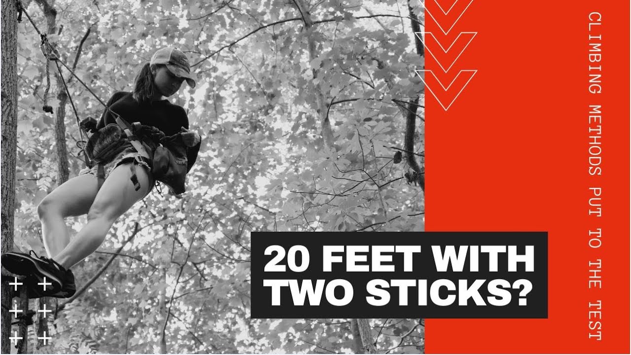 TWO STICKS // Carry Less Weight & Climb Higher - Saddle Hunting