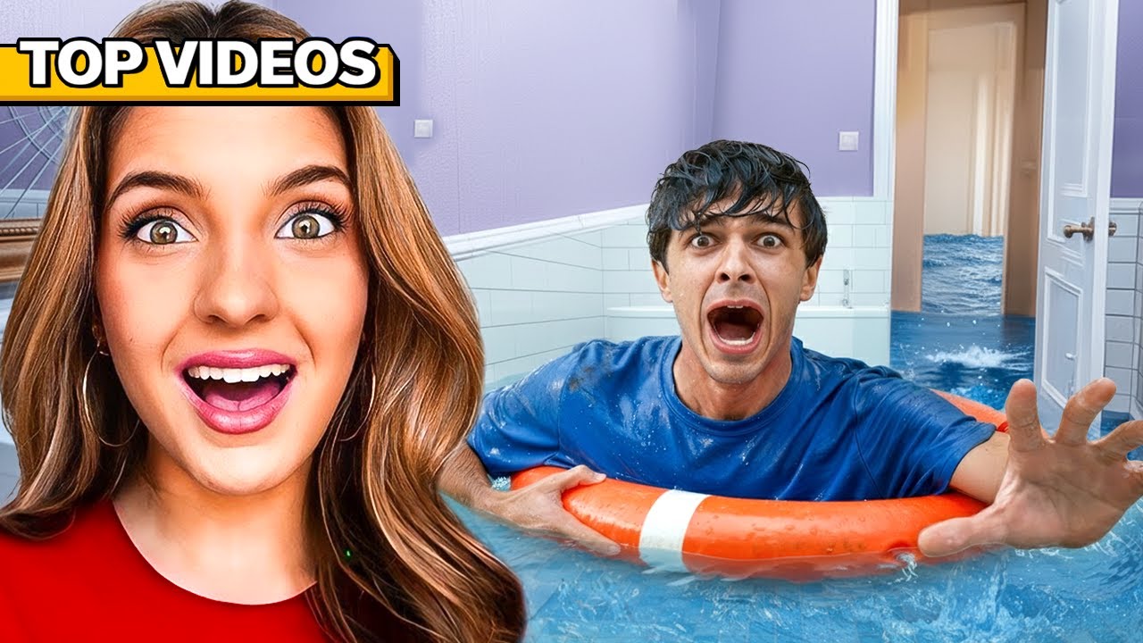 Bathroom Gets Flooded… Who Leaves First! | Alexa Rivera
