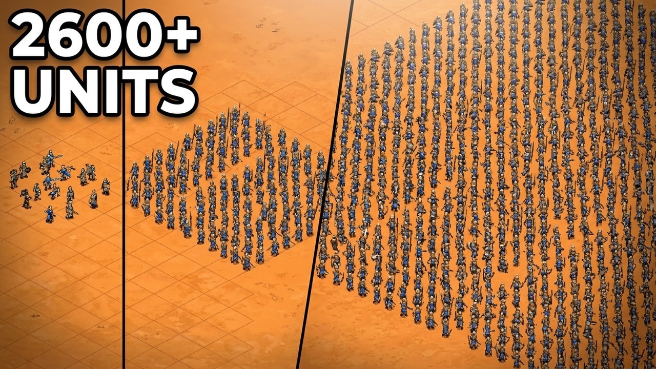 Feudal Wars Giant Army! 2600+ English Soldiers!
