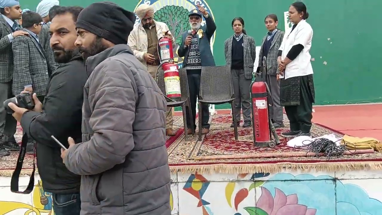 Road cyber Fire First Aid CPR BLS trg Angles Valley School Rajpura by kaka Ram Verma 