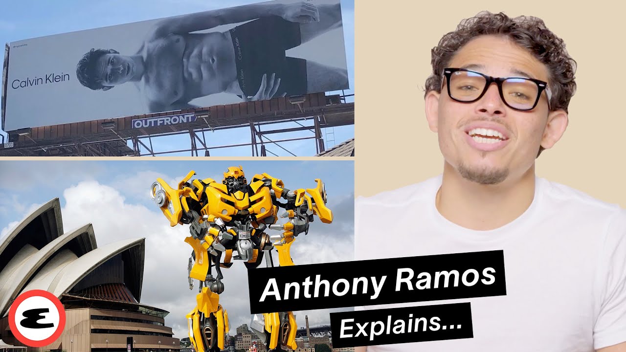 Anthony Ramos Reacts to In The Heights and Transformers Movie Rumors | Explain This | Esquire
