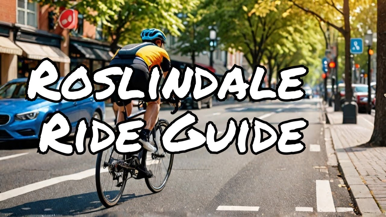 Boston 4K Bike Lane Tour MA Roslindale Square - Rozzie South St Washington Corinth How To Ride Find