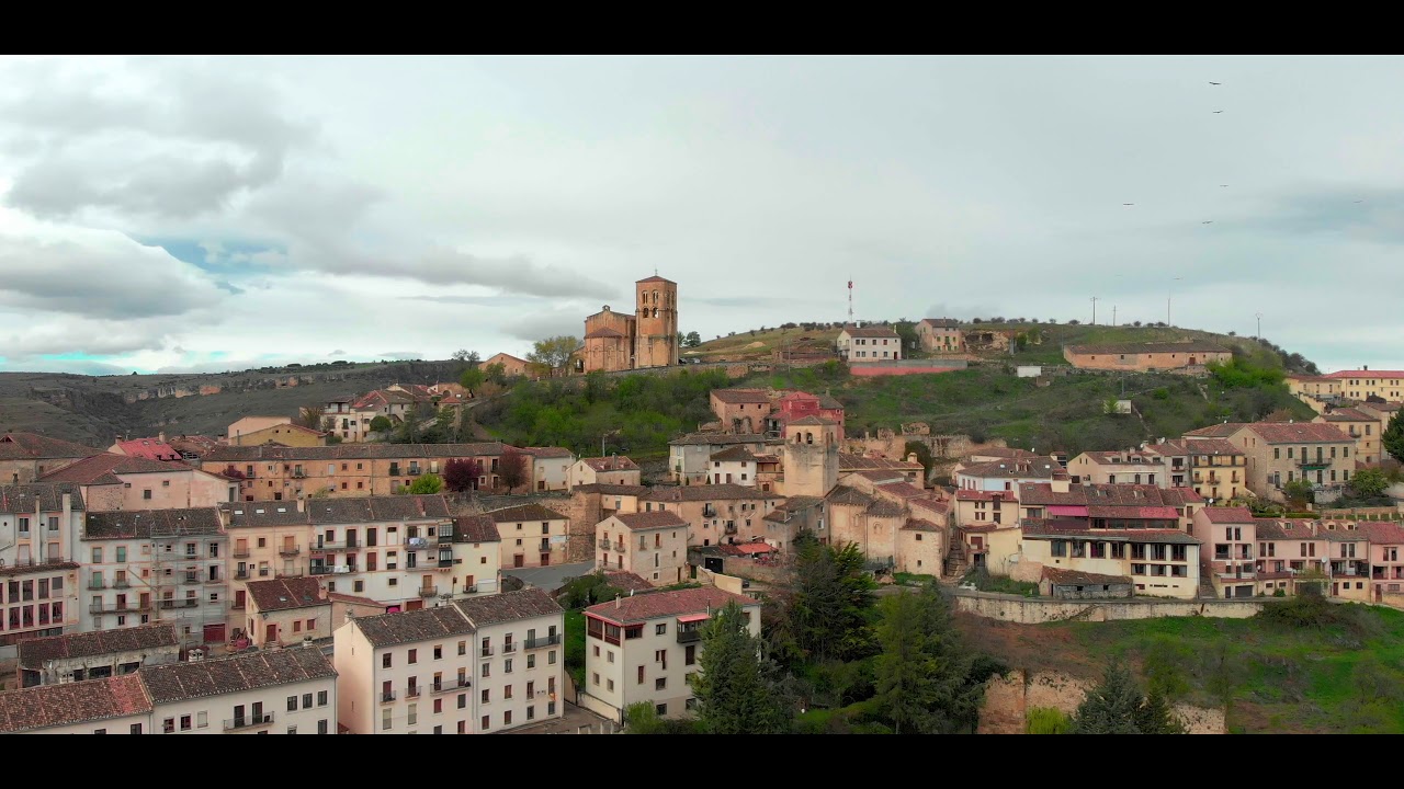 Sep&uacute;lveda (Segovia) A vista de dron